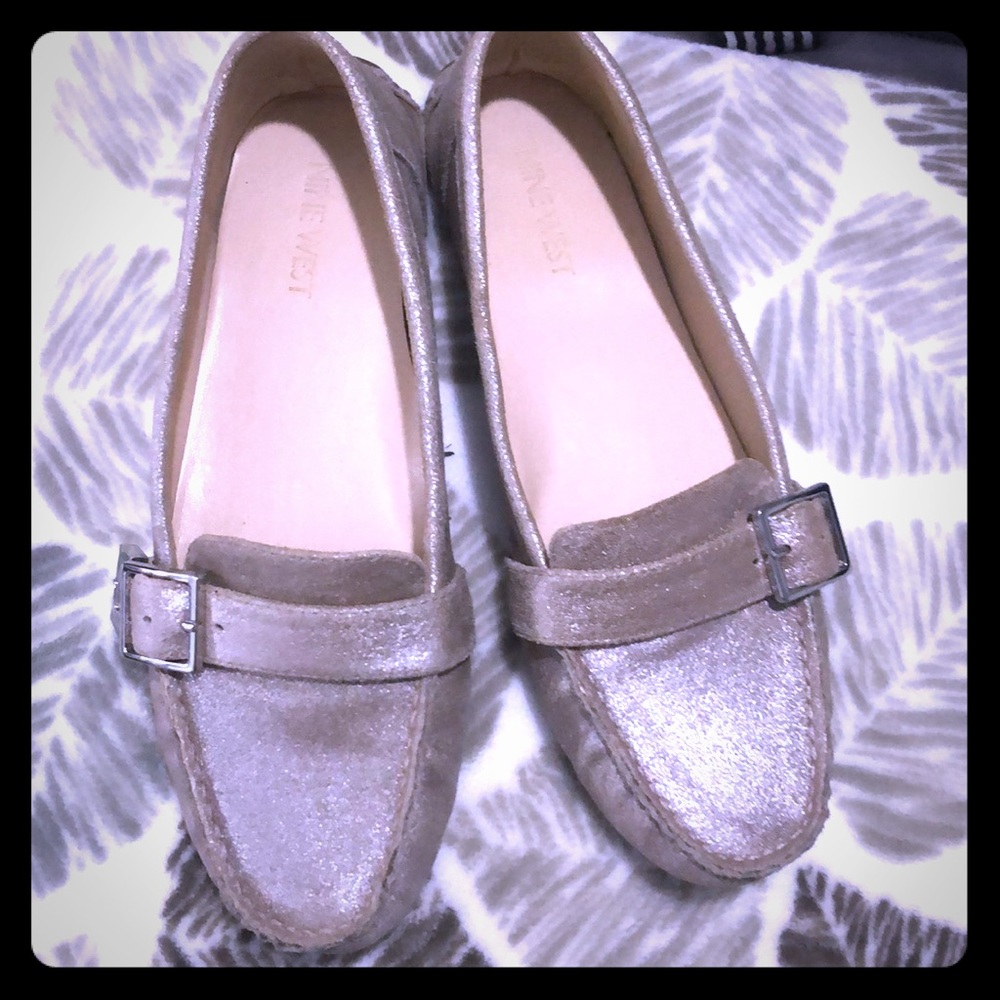 Beige loafers